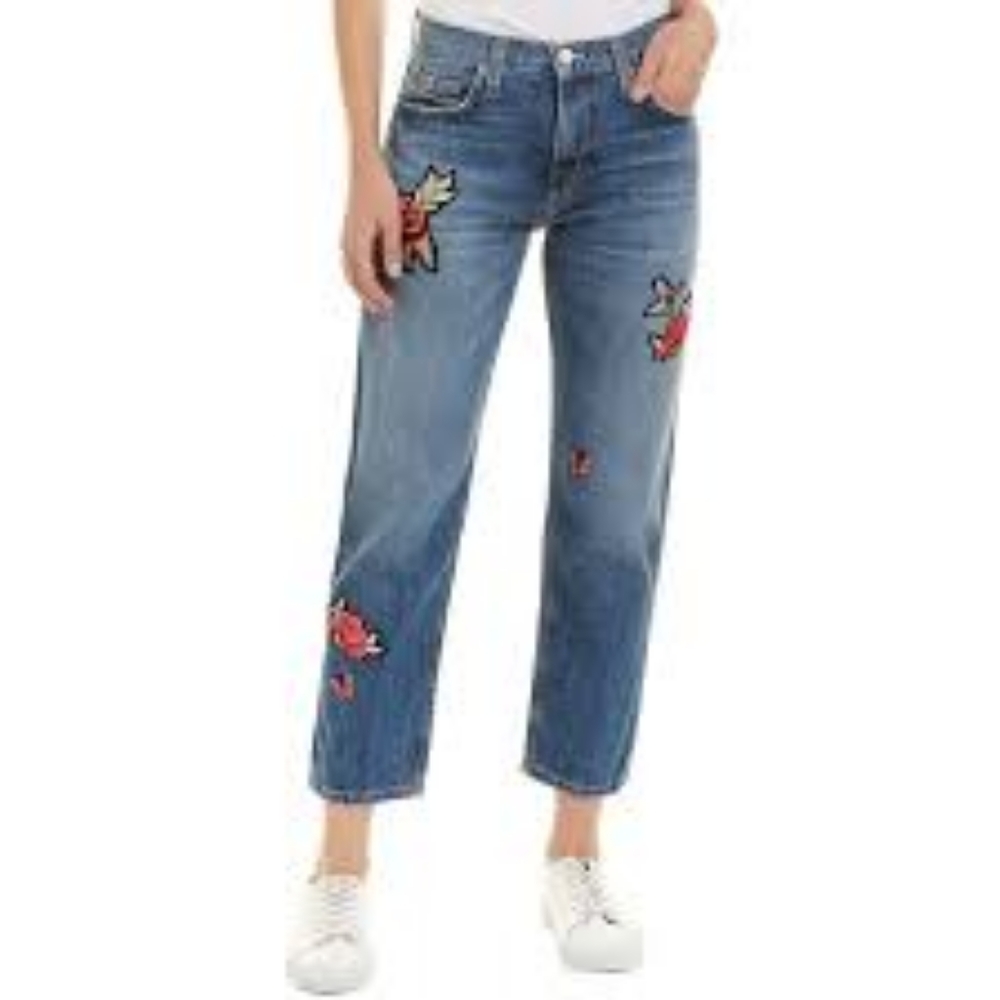 Joie Josie Patch Applique Jeans